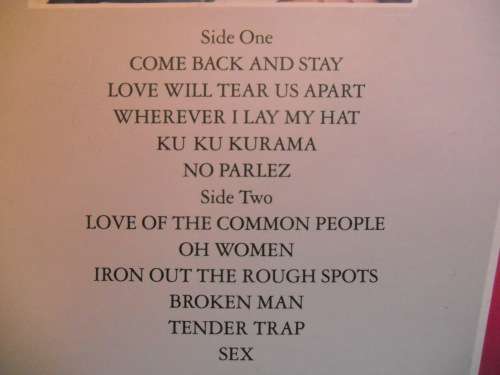 PAUL YOUNG - NO PARLEZ VINYL, LP, RECORD.